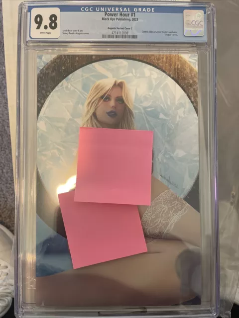 Power Hour Emma Frost X-Men Hellfire Club Cover C Sidney Augusto! cgc 9.8