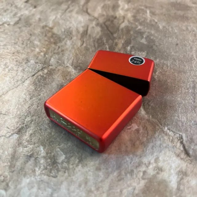 Genuine Zippo Metallic Red Matte windproof Lighter CASE ONLY No Insert/Box