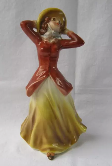 Keramos SCARLET Art Deco Lady Glass Porcelain Figurine Wien Austria Vienna