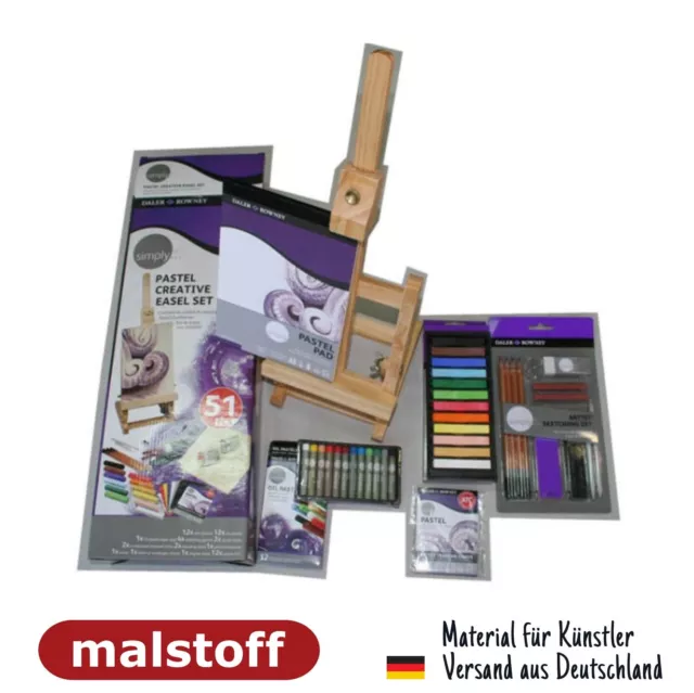 Simply Pastellfarben Set 51 Teile Daler Rowney bei Malstoff