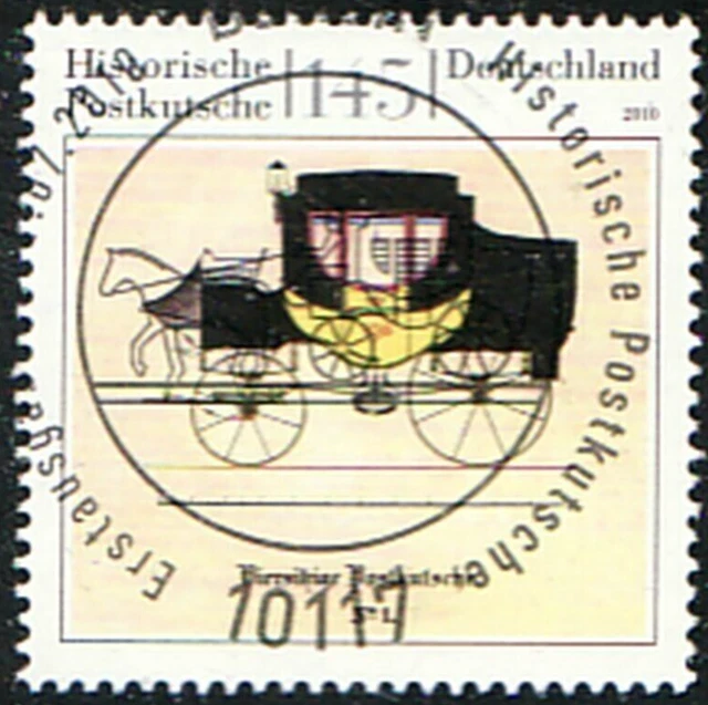 DEUTSCHLAND Jahrgang 2010 Motiv Historische Postkutsche M 2806 ESST 10117 BERLIN