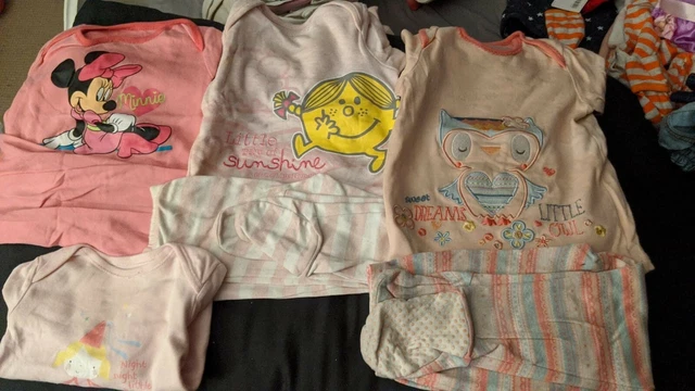 Bundle of 4 x Girl's Pyjamas (Age 6 - 9 months)