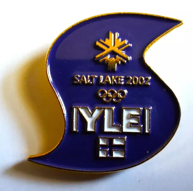 2002 Salt Lake City Winter Olympics IYLEI Athens GREECE Media PIN