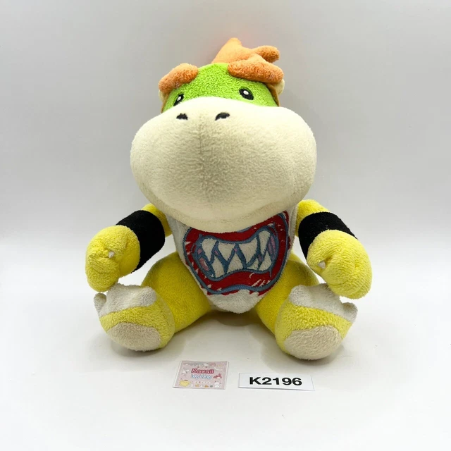 BABY BOWSER JR. Super Mario Bros Sanei Plush 7" Stuffed Toy Doll Japan