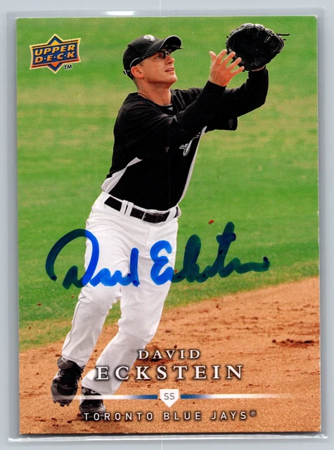 David Eckstein Autographed Trenton Thunder Promo Baseball “06 WS MVP”.