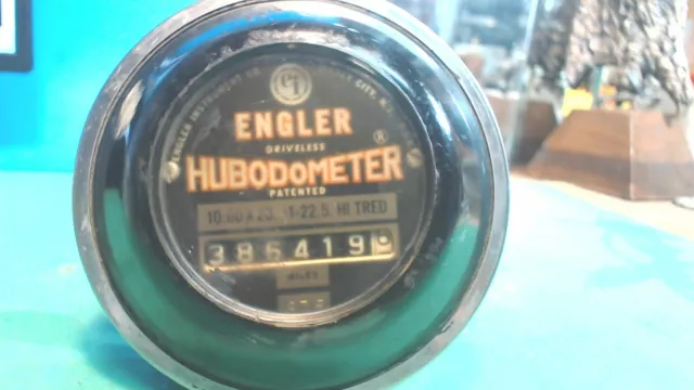 Vintage- ENGLER- Hubodometer Motor Parts Accessories - Jersy City, N.J.