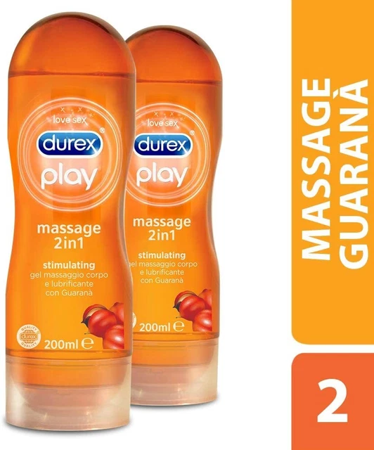 DUREX PLAY MASSAGE 2in1 GUARANA - Gel Lubrificante - 2 pz.