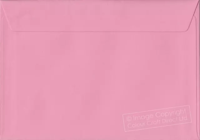 Pink C5 Envelopes - 162 mm x 229 mm 100gsm Self Seal A5 Size Colour Envelope