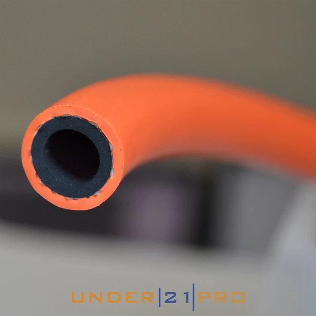 Tuyau De Gaz Flexible 5 Mètres - Diamètre 8 Mm - G 3/8 Gauche X W21.8mm - Parfait Pour Propane Pro