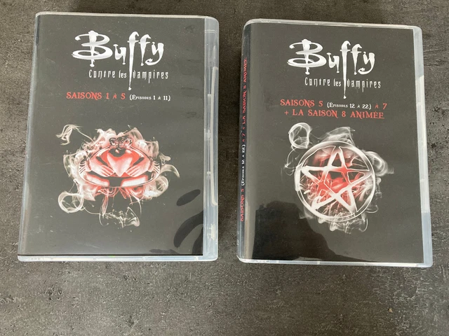 lot de 2 COFFRETS DVD INTEGRALE SERIE BUFFY CONTRE LES VAMPIRES  A27