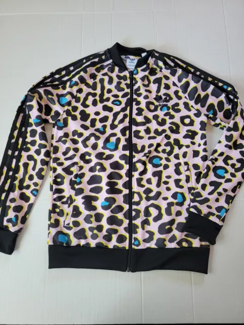 Adidas Originals Leopard Track Top Girls Jackets Size L