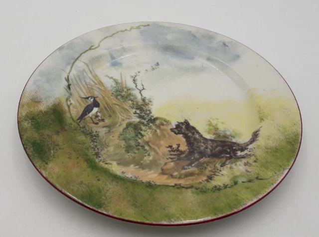 Lot De 2 Assiettes Décoratives Chasse Henkel – Bécasse Et Faisan – Ébréchées (voir Photos)