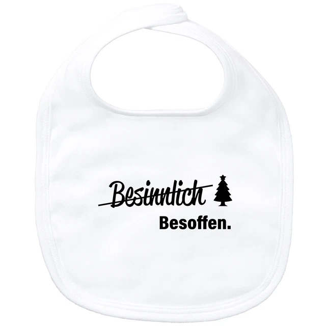 Bavaglino bambino contemplativo ubriaco abete idea regalo souvenir compleanno W