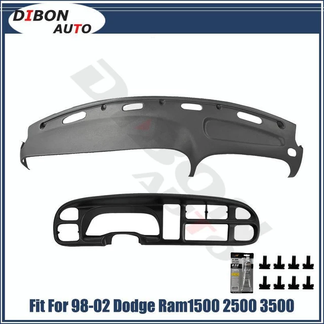 For Dodge Ram 1500 2500 3500 1998-2002 Pickup Dash Bezel Dashboard Cover