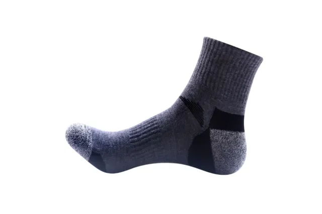 Lot 3-12 Mens Mid Cut Ankle Quarter Athletic Breathable Sport Cotton Socks 6-12