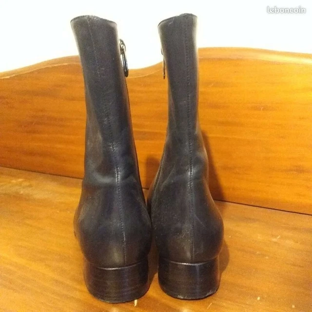 URGENT Bottines cuir fourrées NEUVES 3