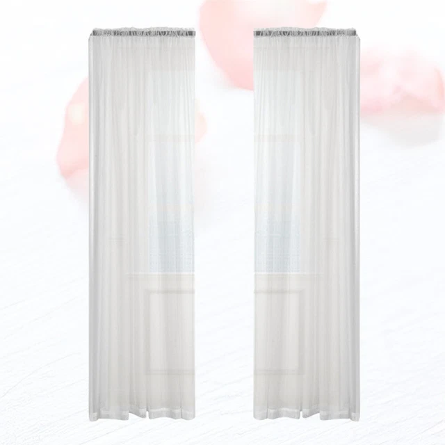Tenda A Pannello In Voile Trasparente Riccio No. 918 Erica – 129,5x241,3 Cm, Colore Cacao, Con Tasca Per Asta - 2
