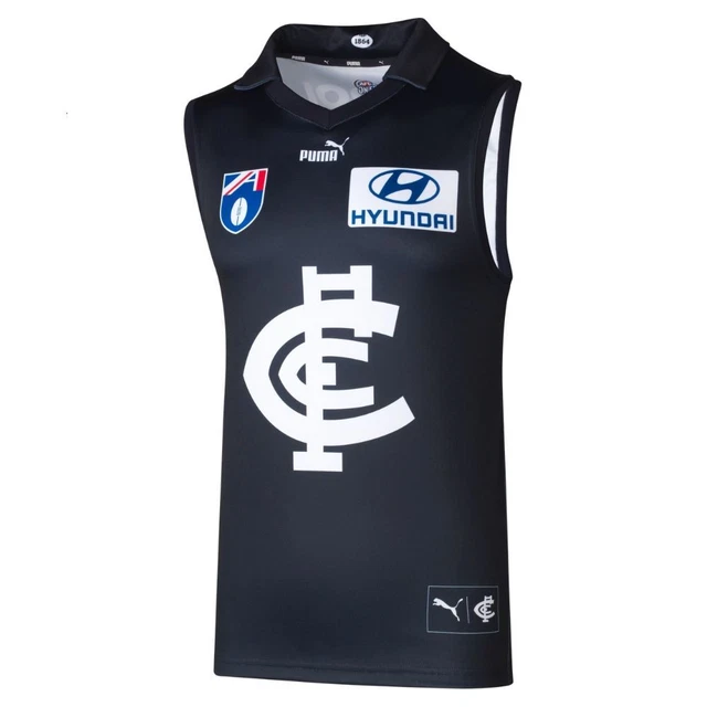 【海外Ｌサイズ】AFL カールトン・ブルーズ '24 ホームガーンジー CARLTON BLUES 2024 Tom De Koning (Home) Player Issue AFL