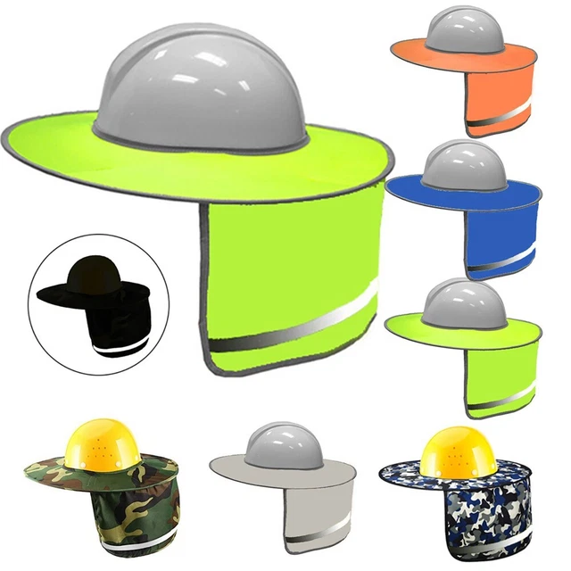 1*Construction Safety Hard Hat Neck Shield Helmet Sun Shade,Reflective-Cover