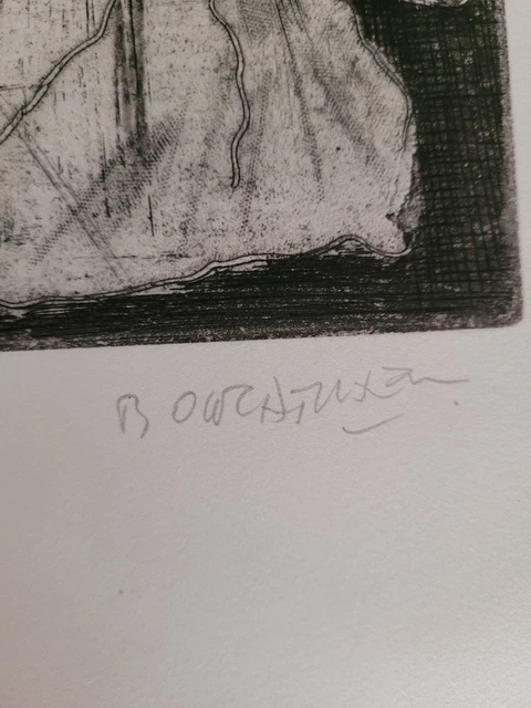 Lithographie numérotée et signée Don Juan 85/100 signature à identifier 3