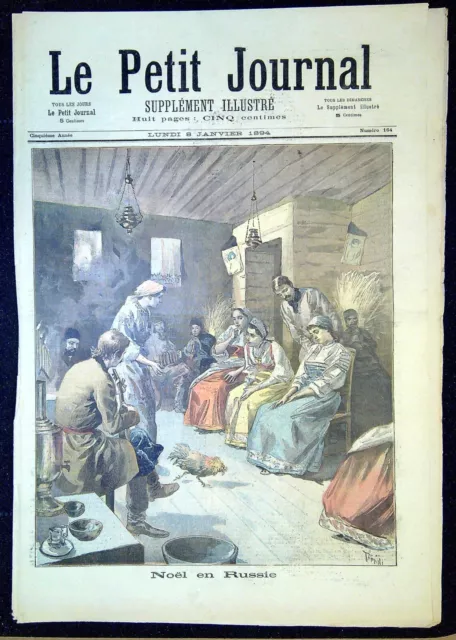 Le Petit Journal N° 164 - 1894 - Noel en Russie, Jeanne hachette