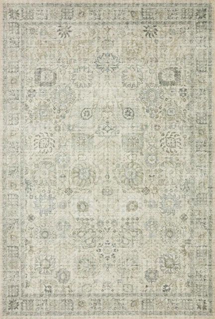 Loloi II Skye Natural And Sage 2'-6" x 10'-0" Area Rugs SKYESKY-14NASG26A0