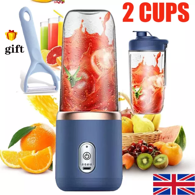 Electric Juice Maker Portable Blender Smoothie Mini Juicer Fruit Machine 300ml