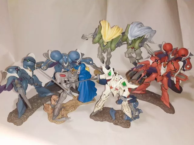 The Vision of Escaflowne figure set of 8 retro rare Japan anime hobby z