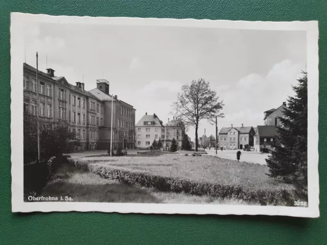 Postcard Limbach Oberfrohna in Saxony near Chemnitz