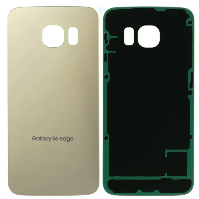 Ersatz Samsung Galaxy S6 edge G925F Akku deckel Rückseite Back Cover gold