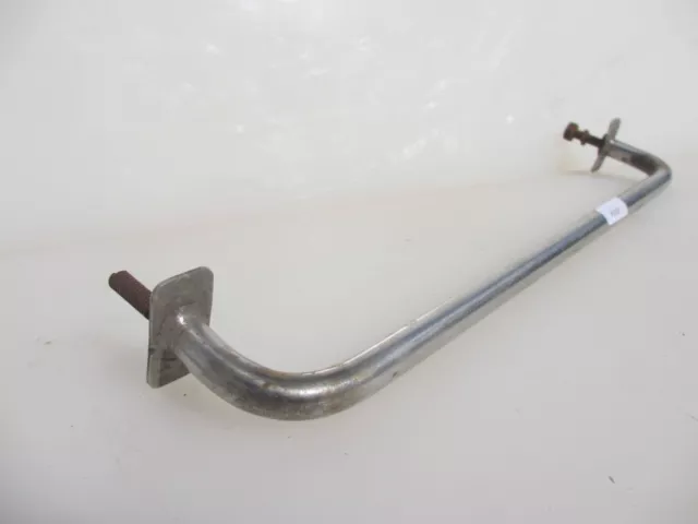 Vintage Chromed Brass Rail Hanger Airer Brackets Holder Old Antique Towel 13"W