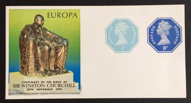GB QEII 1974 Centenary of the Birth of Winston Churchill Souvenir Sheet MNH