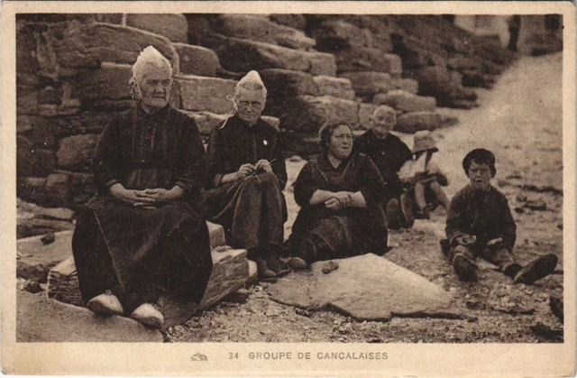 CPA Cancale Groupe de Cancalaises (1236421)