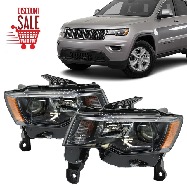HEADLIGHTS ASSEMBLY FOR 20172021 Jeep Grand Cherokee Driver and