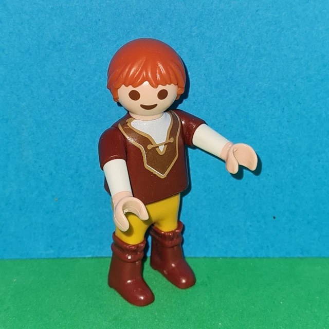 Personnage PLAYMOBIL Enfant Cheveux Noir - Catégorie 7 - Occasion Très Bon état