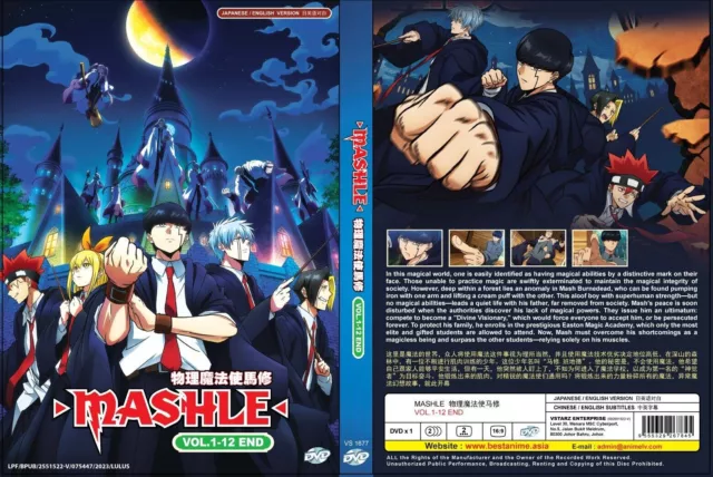 MASHLE 物理魔法使马修 VOL.1-12 End Anime Dvd English Dubbed Region All $40.76 -  PicClick AU