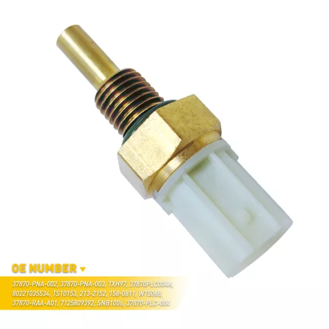 ENGINE COOLANT TEMPERATURE Sensor Temp Sender for Honda Pilot Civic CR