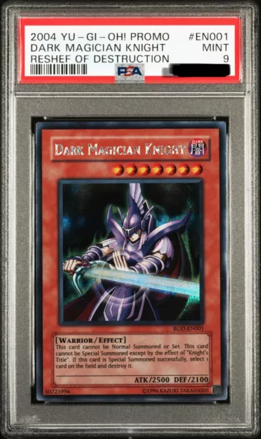 Dark Magician Knight - ROD-EN001 - PSA 9 MINT - Parallel Rare 8378