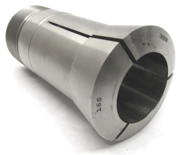 HARDINGE 1-25/64" 16C ROUND COLLET w/ INTERNAL THREADS