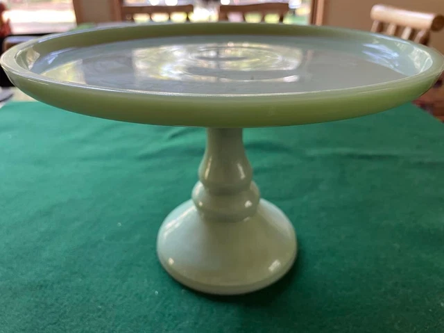 Jadeite Cake Stand Mosser Glass MINT