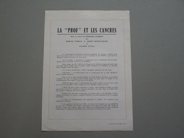 EDWIGE FENECH &LA Prof Et Les Cancres