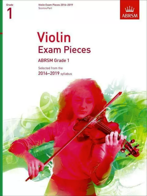 ABRSM Violin Exam Pieces - Grade 1 Music Book Score & Part 2016-2019