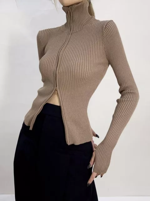 Women Cardigan Coat Temperament Vintage Pull Femme Autumn Casual Sweater Tops