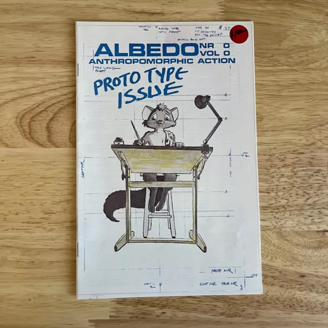 Albedo Prototype Issue 0 Thoughts & Images Comic Book 1986 Black & White