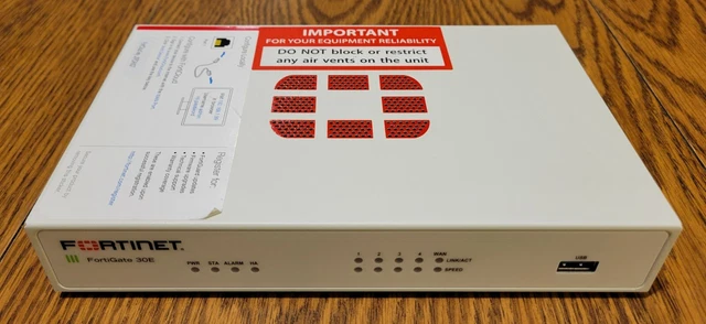 FORTINET FORTIGATE 30E Router Firewall Security Appliance FG-30e w ...