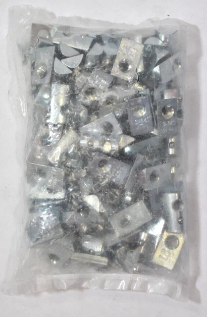 Item T-Slot Ball Nuts 8 ST Straight M8 Bright Zinc Plated 100 Pack 0.0.026.18