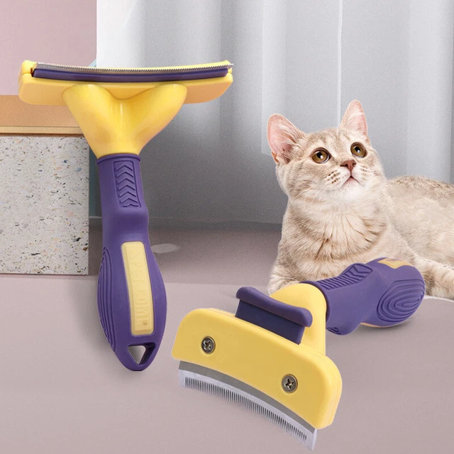 Dog Cat Short Hair Brush Removal DeShedding Grooming Comb Tool Large Small Pet