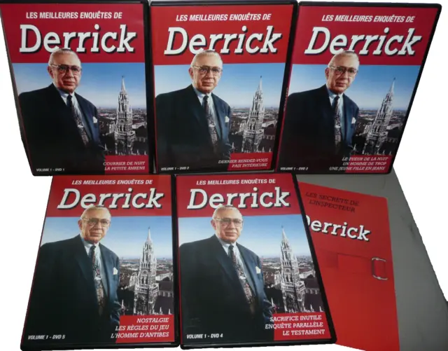 Les Meilleures Enquetes De Derrick Volume 1 - Lot De 5 Dvd Serie Tele