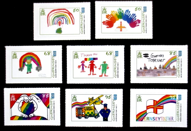 Guernsey - 2020 - Artwork - SG 1852/1859 - MNH Self Adhesive Set