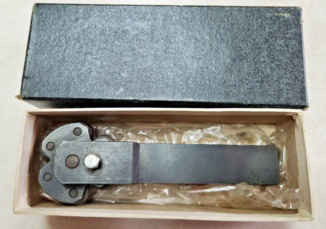 NOS Rotating Knurling Tool Holder 6 Head Fine,Medium, & Coarse 1/2 x 1-1/8 Shank